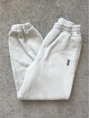 COMFRT Sweatpants Size Adult Large Pockets Heavyweight Travel Grey Jogger EUC